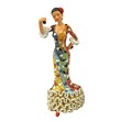 FLAMENCA MOSAICO CON MANGAS 12 CM