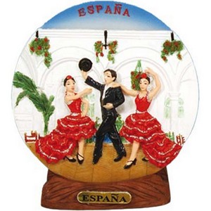 PLATO BAILE 9 CM CON PEDESTAL