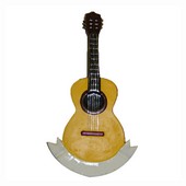 IMAN GUITARRA RESINA CON SCROLL 8CM