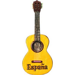 IMAN GUITARRA RESINA ESPAÑA 8CM