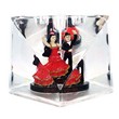 DIAMANTE FLAMENCO + PLATA 9 CM
