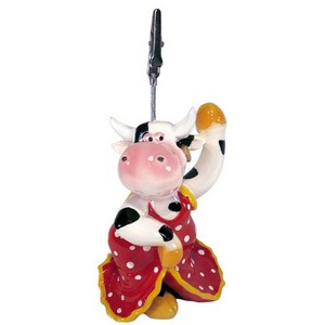 VACA FLAMENCA CON PINZA 12 CM