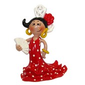 COMIC FLAMENCA MAGNET WITH COMB 8 CM