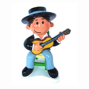 FIGURA FLAMENCO GUITARRA COMICO 10 C