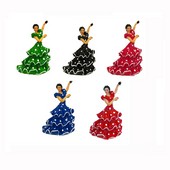 SURTIDO BAILADORAS FLAMENCO RESINA 9 CM