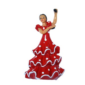 SURTIDO BAILADORAS FLAMENCO RESINA 15CM