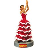 FIGURA MUJER FLAMENCA BASE ESPA&Ntilde;A 12CM