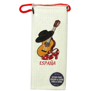 KITCHEN TOWEL HAT GUITAR SHOE 50x70CM