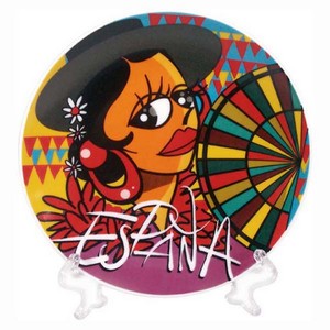 PLATO PORCELANA ESPA&Ntilde;A GITANA 20 CM