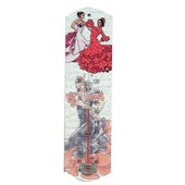 TERMOM. METAL 27CM CAJA PVC FLAMENCAS